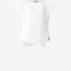 Sebani asymmetrisch T-shirt met korte mouwen