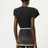 Sebani asymmetrisch T-shirt met korte mouwen