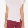 Sebani asymmetrisch T-shirt met schoudervullingen