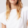 Sebani asymmetrisch T-shirt met schoudervullingen