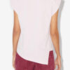 Sebani asymmetrisch T-shirt met schoudervullingen