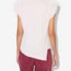 Sebani asymmetrisch T-shirt met schoudervullingen