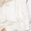 Seila vloeiende blouse met kant en ruches