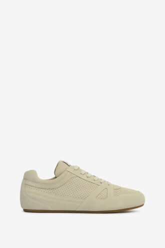 Sennyh lage sneakers van suède kalfsleer