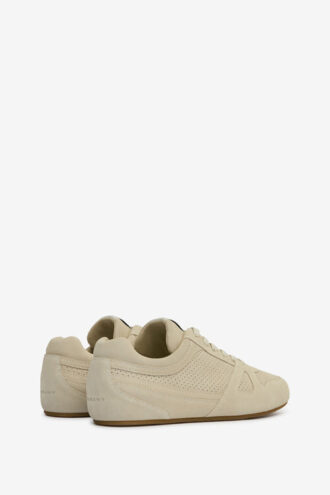 Sennyh lage sneakers van suède kalfsleer