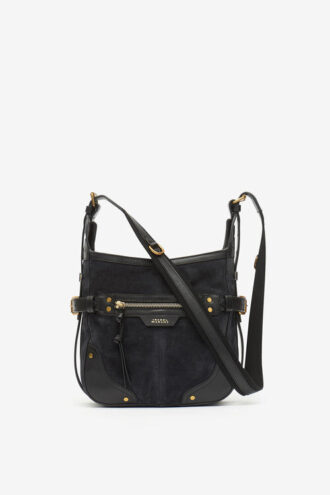 Sierra Hobo S-schoudertas van suède leer