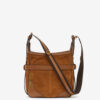 Sierra Hobo S-schoudertas van suède leer