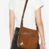 Sierra Hobo S-schoudertas van suède leer