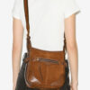 Sierra Hobo S-schoudertas van suède leer