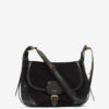 Sierra S suède kalfsleren messenger bag