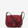 Sierra S suède kalfsleren messenger bag