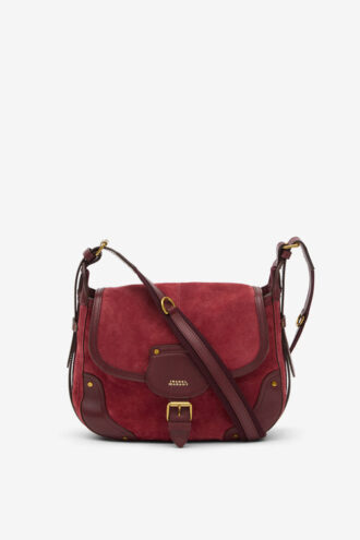 Sierra S suède kalfsleren messenger bag