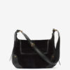 Sierra S suède kalfsleren messenger bag