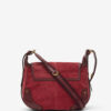 Sierra S suède kalfsleren messenger bag