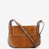 Sierra S suède kalfsleren messenger bag