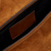 Sierra S suède kalfsleren messenger bag