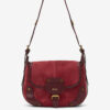 Sierra S suède kalfsleren messenger bag