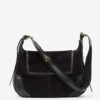 Sierra suède leren messenger bag