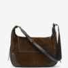 Sierra suède leren messenger bag