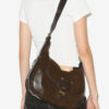 Sierra suède leren messenger bag