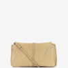 Silao gevlochten suède kalfsleren clutch