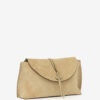 Silao gevlochten suède kalfsleren clutch