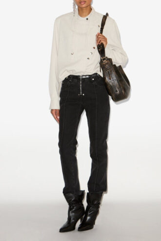 Silviana denim jeans met rechte pijpen