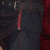 Siyen gedrapeerde denim minirok Siyen gedrapeerde denim minirok