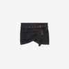 Siyen gedrapeerde denim minirok Siyen gedrapeerde denim minirok