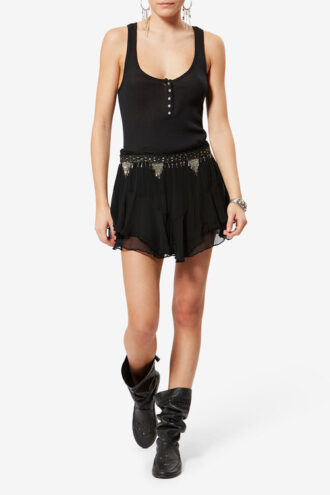Sornel korte bedrukte mousseline short