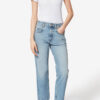 Taomi geribbeld katoenen T-shirt met korte mouwen