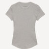 Taomi geribbeld katoenen T-shirt met korte mouwen