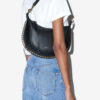 Tas van generfd leer met studs Naoko