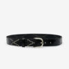 Telly leren riem versierd met studs