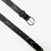 Telly leren riem versierd met studs