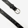 Telly leren riem versierd met studs