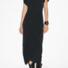 Terena effen midi-jurk