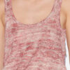 Thea bedrukte linnen tanktop