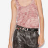 Thea bedrukte linnen tanktop