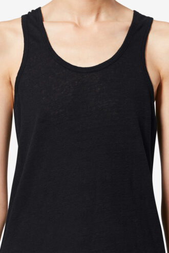 Thea gestreept linnen T-shirt