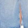 Tilauria midi-rok in fijne denim