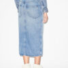 Tilauria midi-rok in fijne denim