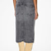 Tilauria midi-rok in fijne denim