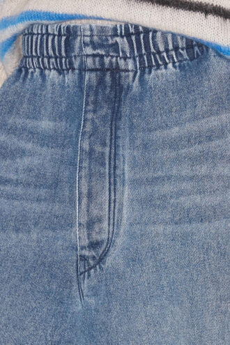 Timeo soepelvallende jeans met elastische taille