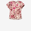 Tullya zijden top met rozenprint Tullya zijden top met rozenprint