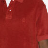 Vafko fluwelen poloshirt