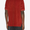 Vafko fluwelen poloshirt