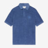 Vafko fluwelen poloshirt