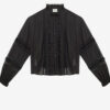 Valda Shirt van opengewerkt katoenen voile