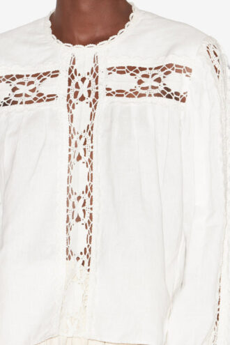 Valmira Blouse van katoen en linnen